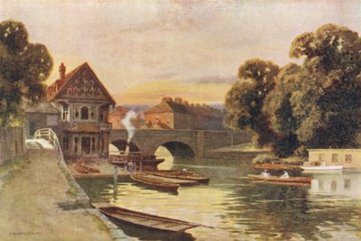 Pont de Folly, Oxford - Ernest William Haslehust