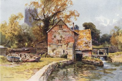 Place Mill, Christchurch - Ernest William Haslehust