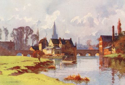La Tamise : Abingdon - Ernest William Haslehust