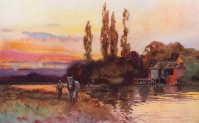Rivière Thames : Iffley - Ernest William Haslehust