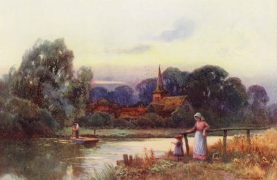 La Tamise : Moulsford Ferry - Ernest William Haslehust