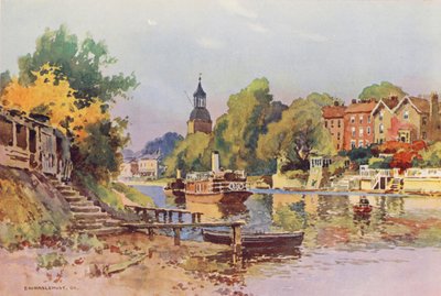 Rivière Thames : Sunbury - Ernest William Haslehust