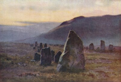 Avenue de pierres, près de Merrivale - Ernest William Haslehust