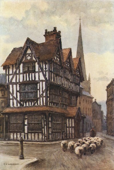 La Maison Noir-et-Blanc, High Town - Ernest William Haslehust