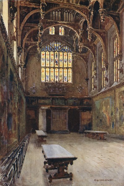 La grande salle - Ernest William Haslehust