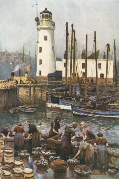 Le port pendant la saison du hareng - Ernest William Haslehust