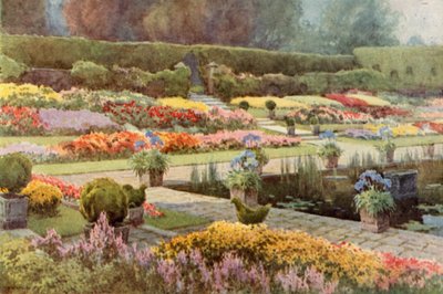 Le Jardin enfoncé, Palais de Kensington - Ernest William Haslehust