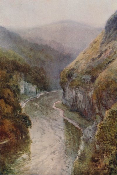 La Wye près de Cressbrook Dale - Ernest William Haslehust