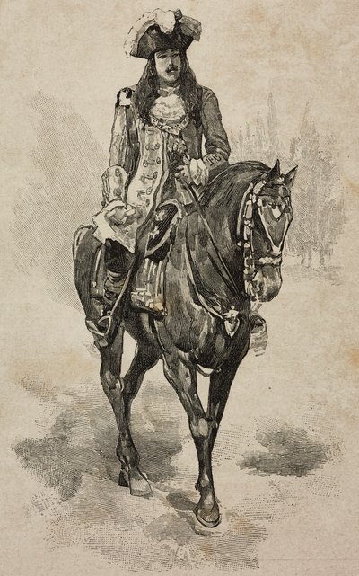 Comte de Turin Vittorio Emanuele de Savoie en costume de Vittorio Amedeo II de Savoie au tournoi de la Villa Borghese à l