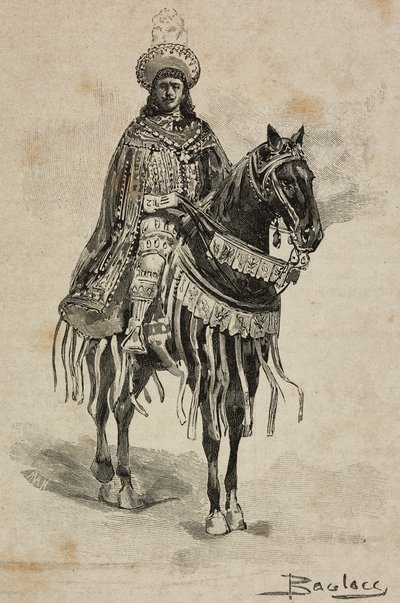 Prince de Naples en costume de Grand Maître de l