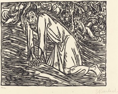 Le Christ à Gethsémani - Ernst Barlach