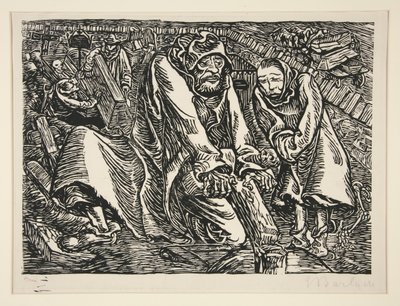 Kreuz- und Sargräuber - Ernst Barlach