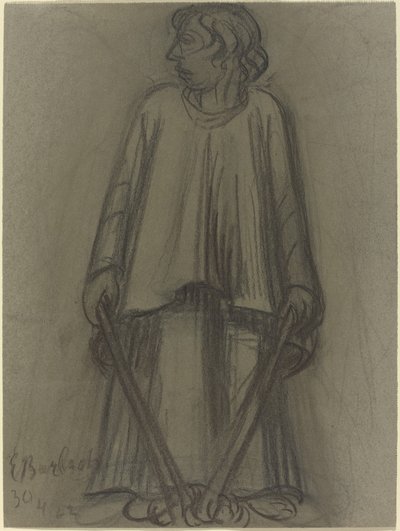 Figure Debout avec Torches Éteintes - Ernst Barlach