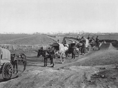Chihli, chariots de voyage du nord de la Chine sur la plaine de Pékin - Ernst Boerschmann