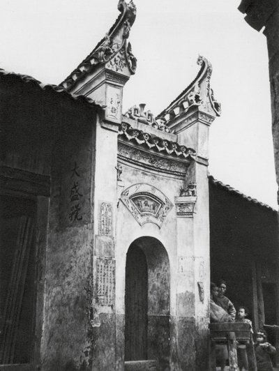 Hunan, Entrée de maison - Ernst Boerschmann