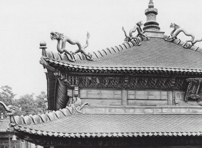 Jehol, Hingkung, Chihli, Toit en bronze doré - Ernst Boerschmann