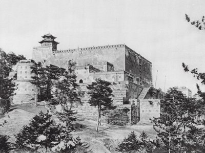 Jehol, Potala, Chihli, Bâtiment principal à Potala, Vue du sud-ouest - Ernst Boerschmann