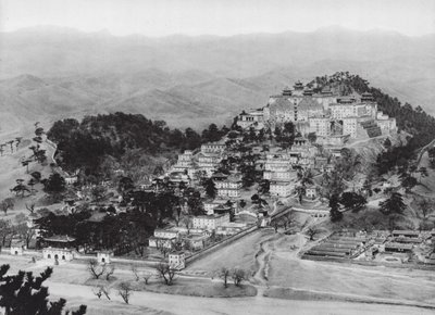 Jehol, Potala, Chihli, Le monastère lama Potala à Jehol, Vue du sud-est - Ernst Boerschmann