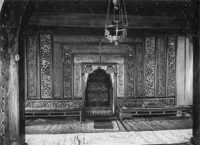 Kuangchou, Li pai sze, Kuangtung, Niche sacrée dans la Grande Mosquée - Ernst Boerschmann