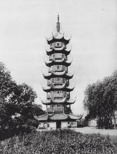 Shanghai, Lung hua ta, Kiangsu, Pagode de la Beauté du Dragon - Ernst Boerschmann