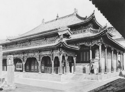 Wu tai shan, Hien tung sze, Shansi, Grande Salle de Prière - Ernst Boerschmann