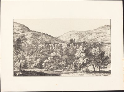 Vue du couvent de Neuberg depuis le sommet - Ernst Fries