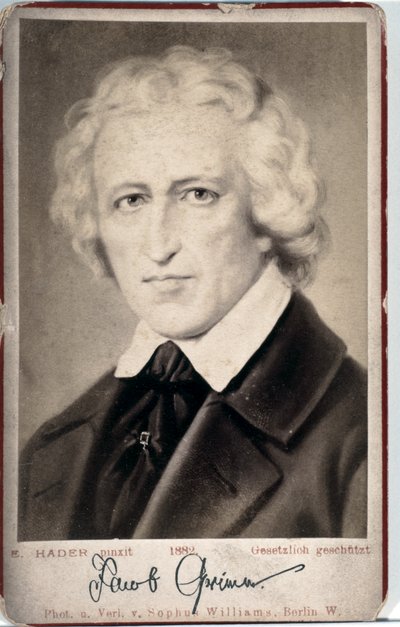Portrait de Jacob Grimm - Ernst Hader