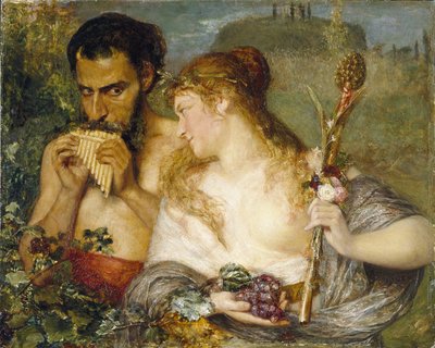 Nymphe et faune - Ernst Josephson