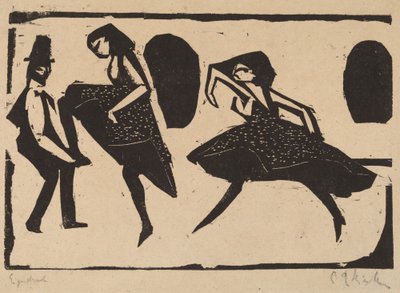 Danse acrobatique - Ernst Ludwig Kirchner