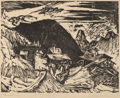 Pâturage alpin - Ernst Ludwig Kirchner