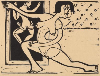 Danseuse en répétition, 1934 - Ernst Ludwig Kirchner