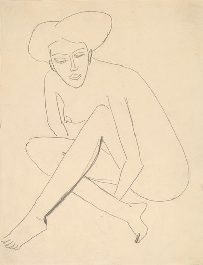 Dodo assis, 1910 - Ernst Ludwig Kirchner