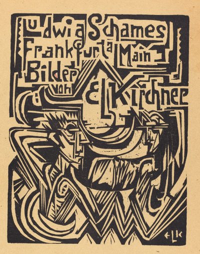 Ludwig Schames Francfort-sur-le-Main, Peintures de E. L. Kirchner, 1919 - Ernst Ludwig Kirchner