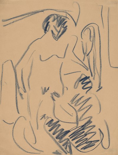 Nu sur la plage, 1910 - Ernst Ludwig Kirchner