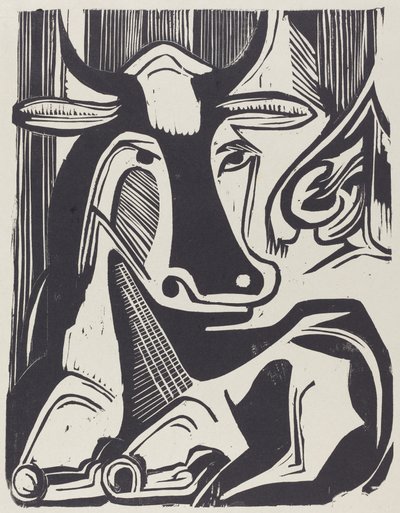 Grosse Liegende Kuh, 1929 - Ernst Ludwig Kirchner