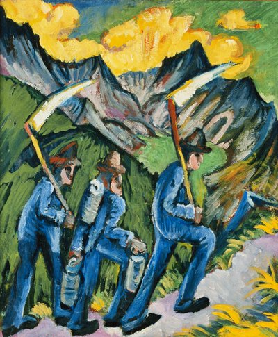 Alpleben, Triptyque, 1918 - Ernst Ludwig Kirchner