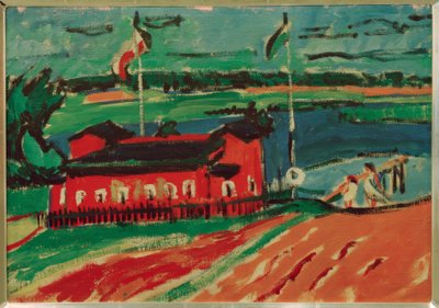 Bains publics près de Dresde - Ernst Ludwig Kirchner