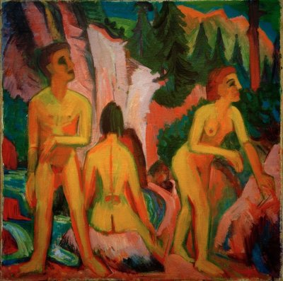Baigneurs - Ernst Ludwig Kirchner