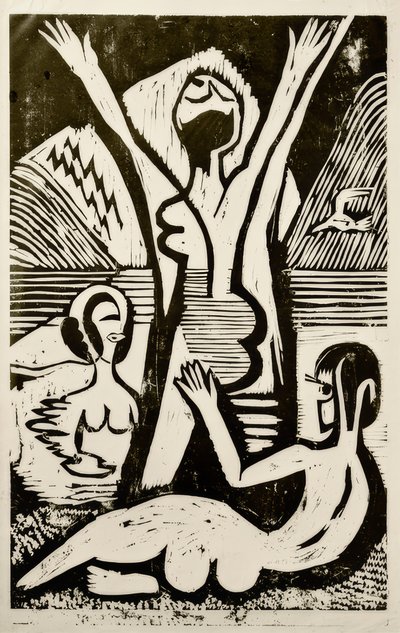 Baigneurs au lac - Ernst Ludwig Kirchner