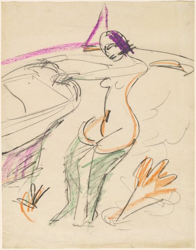 Baigneur - Ernst Ludwig Kirchner