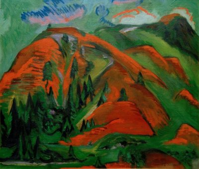 Ligne des arbres - Ernst Ludwig Kirchner
