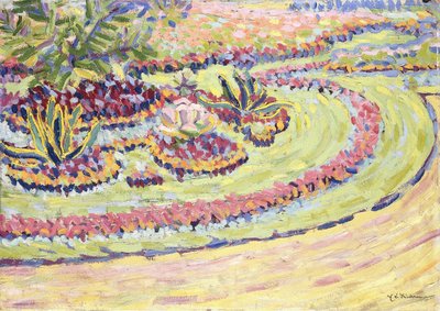 Blumbenbeete - Ernst Ludwig Kirchner