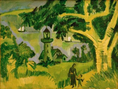 Le phare de Fehmarn - Ernst Ludwig Kirchner