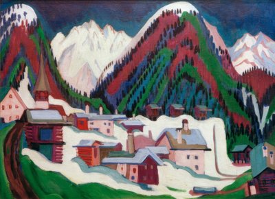 Village de Monstein près de Davos - Ernst Ludwig Kirchner
