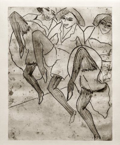 Danseuses de Hambourg - Ernst Ludwig Kirchner