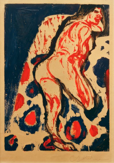 Nu couché - Ernst Ludwig Kirchner