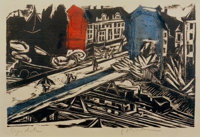 Pont de transfert du chemin de fer de Wannsee - Ernst Ludwig Kirchner
