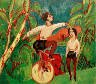 Monocycliste - Ernst Ludwig Kirchner