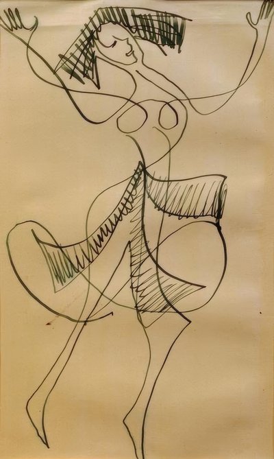 Danseuse extatique - Ernst Ludwig Kirchner