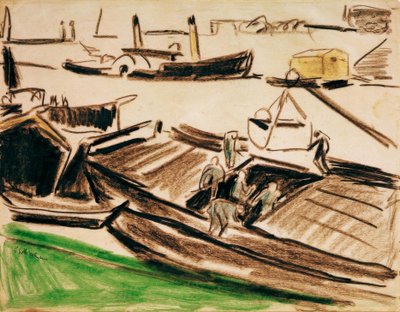Elbzillen II - Ernst Ludwig Kirchner